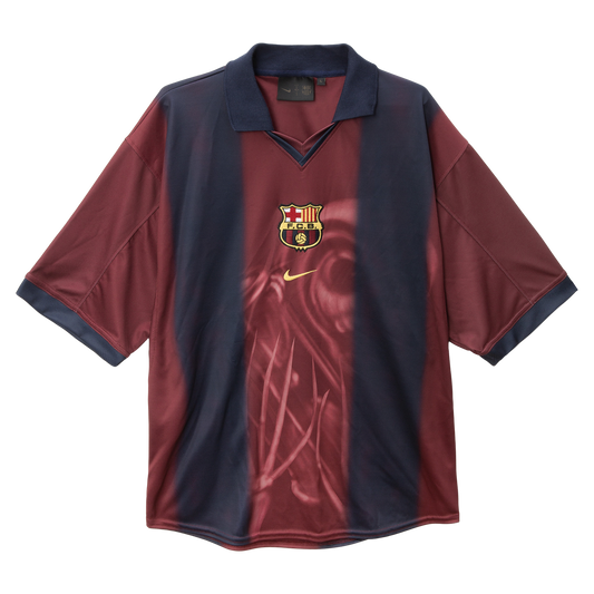 CJ X NIKE X FC BARCELONA RETRO 2000/01 HOME SKELETON JERSEY